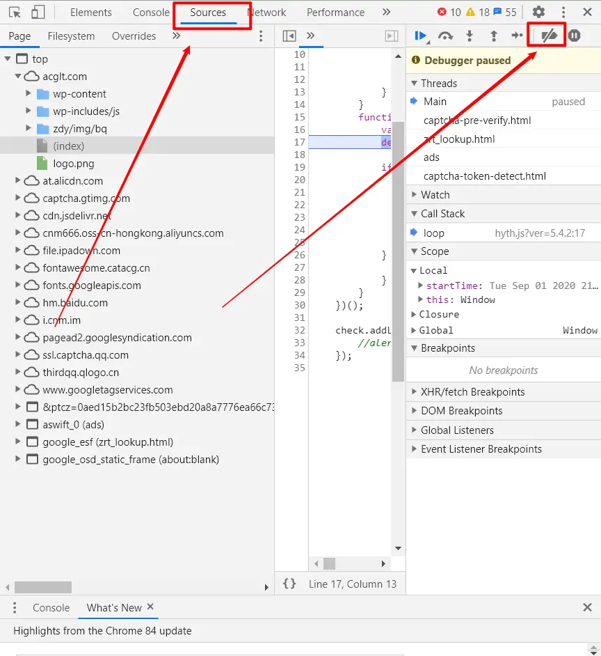 怎么绕过浏览器F12调试网页出现的Paused in debugger？-狐狸库