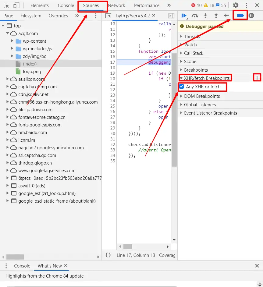 怎么绕过浏览器F12调试网页出现的Paused in debugger？-狐狸库