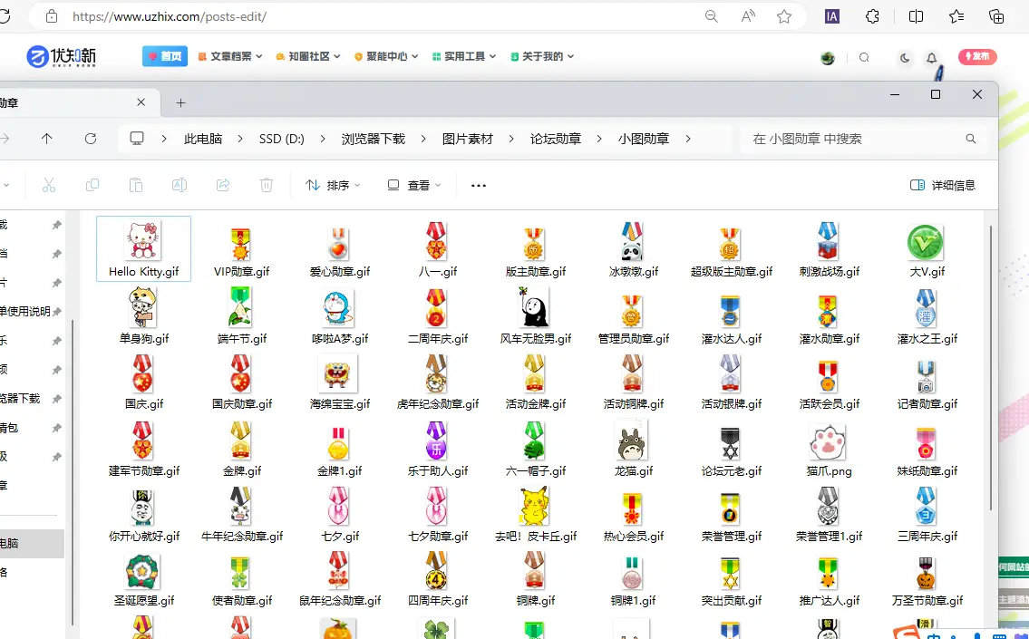discuz论坛社区81个动态小徽章已定义了勋章名称-素材营地论坛-资源地带-知新网