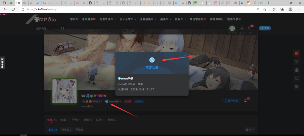 修改子比认证图标为闪电标志(可自定义svg)-知新网