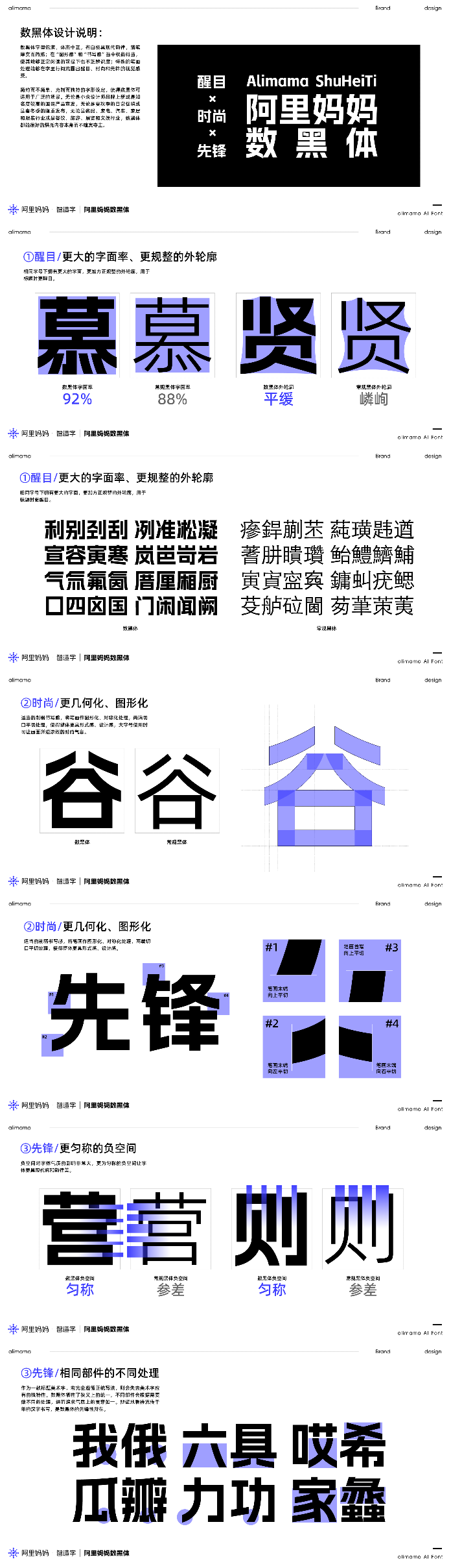 可免费商用的字体分享：阿里妈妈数黑体-知新网